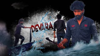 Devara Part 1 Junior NTR MOVIE Kannada Fight Scene Recomposition Video 4K Director By Arun Vijay [upl. by Avlasor]