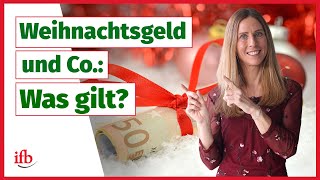 Anspruch auf Weihnachtsgeld und andere Fragen rund um Weihnachten [upl. by Barsky448]