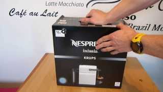 Nespresso INISSIA Krups  Unboxing [upl. by Tobie]