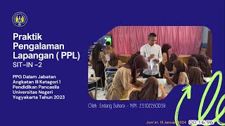 PPL SIT IN 2 PPG Daljab 2023 I Model Pembelajaran Project Based Learning PjBL [upl. by Baese]