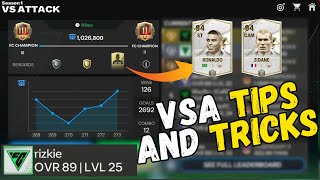 VSA Tips and Tricks to REACH FC CHAMPIONS 94 OVR Player Rewards in Division Rivals FC MOBILE 24 [upl. by Acinoryt]