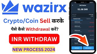 ⚡How To Withdraw Money From Wazirx To Bank Account ⚡Withdrawal From Wazirx  Step By Step 🔥 [upl. by Reddin29]