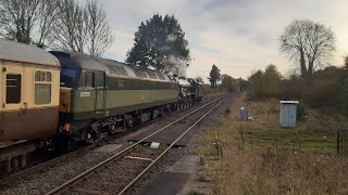 45596 amp 47773 Vintage Trains The Shakespeare Express 27102024 [upl. by Pete]