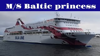 Silja line MS Baltic princess arriving to Tallinn [upl. by Sampson568]