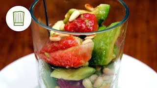 ErdbeerAvocadoSalat mit IngwerDressing  Chefkochde [upl. by Sass]