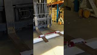 Magnetic Forklift Sweeper In Action [upl. by Timms686]