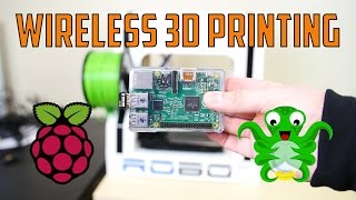 Wireless 3D Printing with Octopi and Raspberry Pi 2 [upl. by Ynoffit]