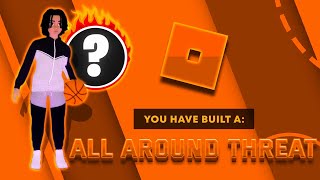 BEST ALL AROUND THREAT BUILD in ROBLOX  REAHLISTIC HOOPS LIFE [upl. by Lilian285]