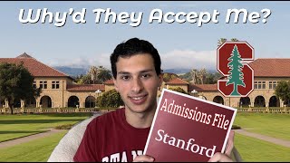 READING MY STANFORD ADMISSIONS FILE 🌲 how i ACTUALLY got in [upl. by Evander]