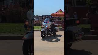 Leesburg Police Department Motor Unit  Quick Light Demo [upl. by Tteltrab]