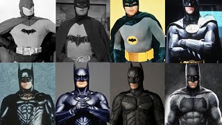 Batman Actors 1943 1949 1966 1989 1995 1997 2005 2016 [upl. by Nylevol638]