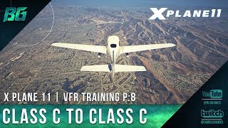 Pilotedge CAT08  Class C Departure amp Arrival  VFR Training XPlane 11 [upl. by Etnuahs]