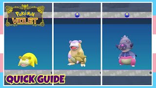 How To Evolve Galarian Slowpoke Into SlowbroSlowking Using Galarica CuffWreath In Scarlet amp Violet [upl. by Elleda497]