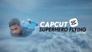 Capcut Superhero Flying Editing in Hindi  Editing tutorial  Capcut VFX [upl. by Airitac]