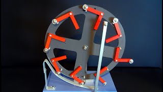 Overbalanced wheel with cornershaped weights [upl. by Tor]