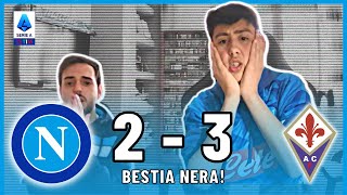 ⚽🔵 INCUBO VIOLA  NAPOLI  FIORENTINA 23  LIVE REACTION TIFOSO NAPOLETANO HD [upl. by Rma314]