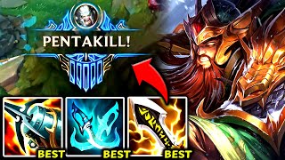 TRYNDAMERE TOP IS A 1V9 PENTA KILL MACHINE IN SEASON 14👌 S14 Tryndamere TOP Gameplay Guide [upl. by Noevart500]