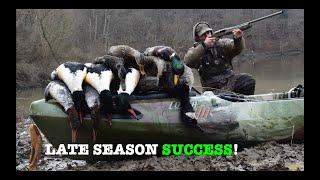 SUCCESS WITH BIG RIVERRESERVOIR DUCK HUNTING  PA DuckGoose Hunting 20222023 [upl. by Euqinomad]