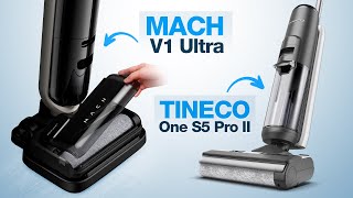 MACH V1 Ultra vs Tineco S5 Pro 2  Best WetDry Vacuum Cleaner For Deep Cleaning [upl. by Kwasi448]