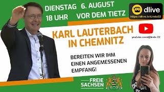 Karl Lauterbach in Chemnitz  06082024 [upl. by Senalda]