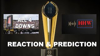 College Football Playoff Rankings Reaction and Prediction [upl. by Rajiv]