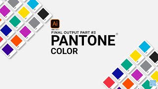 PANTONE COLOR final output PART 03  illustrator in HINDI  हिंदी में [upl. by Enitnelav]