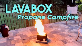 The Heat is ON  LavaBox Propane Portable Campfire [upl. by Natye413]