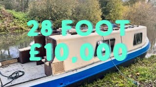 28ft narrowboat liveaboard canal river boat [upl. by Annotahs]