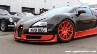 Bugatti Veyron SS WRE Sound amp Acceleration  SCD Drag Races [upl. by Lyrehs]