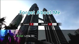 Forget About You  Little Bit Karaoke Version [upl. by Sada193]