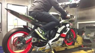 Andy DiBrino EDR MotoAmerica R6 dyno [upl. by Edrea]