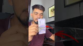 100₹ note glued with glue gun shorts [upl. by Aimahs]