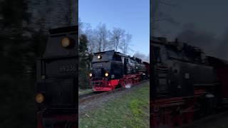 Harzer Schmalspurbahn zur WalpurgisNacht bei Drei Annen Hohne sachsenanhalt walpurgisnacht harz [upl. by Aracot]