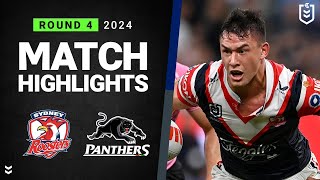 NRL 2024  Roosters v Panthers  Match Highlights [upl. by Alyos881]