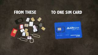 How to use AIRSIM  single travel SIM card for over 100 countries [upl. by Mattheus981]