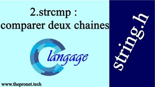 2strcmp  comparer deux chaines stringh Langage c [upl. by Zephaniah]