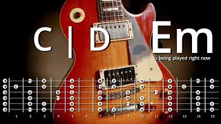 Lydian Rock Jamtrack in C Lydian with Chords amp Scales 120 bpm Backing Track  Playalong [upl. by Wendell]