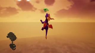 Spyro Reignited Trilogy Magma Cone OutofBounds via Superflight Ladder Glitch [upl. by Constantina]