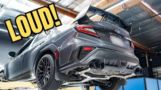 The loudest Axle Back Exhaust  2022  2024 Subaru WRX SOUND CLIP [upl. by Fattal]