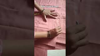 Easy pant tutorial without miyani fashion sew fashionsewing stitching sewingpatterns shorts [upl. by Alexia911]