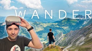 Meta Quest 2  Wander  Reist um die Welt mit Google Streetview in VR  Mein absoluter Geheimtipp [upl. by Unders]