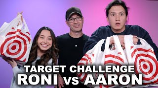 Who Knows Me Best Roni vs Aaron Target Challenge [upl. by Odnolor]