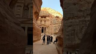 Entering Petra🇯🇴 travel shorts history [upl. by Shelby572]