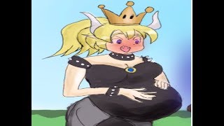 Mario x Bowsette quotIT KINDA JUST HAPPENEDquot speedpaint [upl. by Kylstra160]