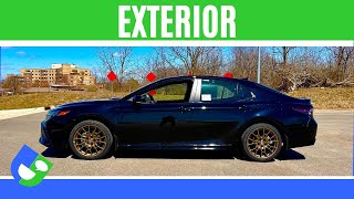 2024 Camry SE Nightshade Exterior Review by Toyota [upl. by Tybie]