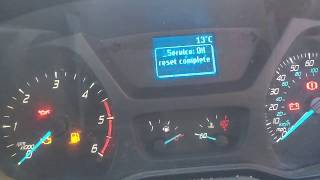 Ford transit service light reset [upl. by Notslar942]