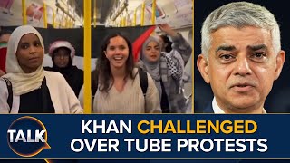 Sadiq Khan Challenged To CONDEMN Shocking Antisemitism On London Underground [upl. by Yssirc65]