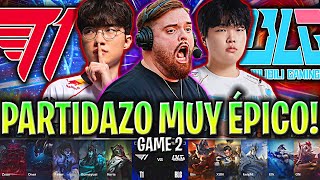 IBAI CASTEA PARTIDAZO ÉPICO DE LA FINAL🔥  T1 vs BLG Game 2 GRAN FINAL WORLDS 2024 IBAI ESPAÑOL [upl. by Orlina]