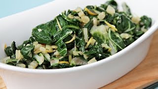 Sautéed Swiss Chard with Lemon Zest [upl. by Elime]