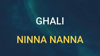 🎧 GHALI  NINNA NANNA SLOWED amp REVERB [upl. by Enilkcaj838]